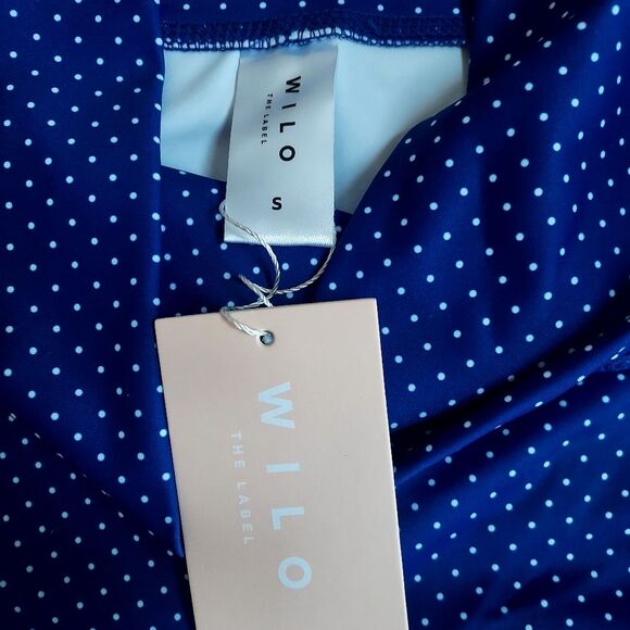 NWT Ladies Wilo The Label Polka V Waist Short (Surf) 6" Inseam Size Small - Picture 3 of 7